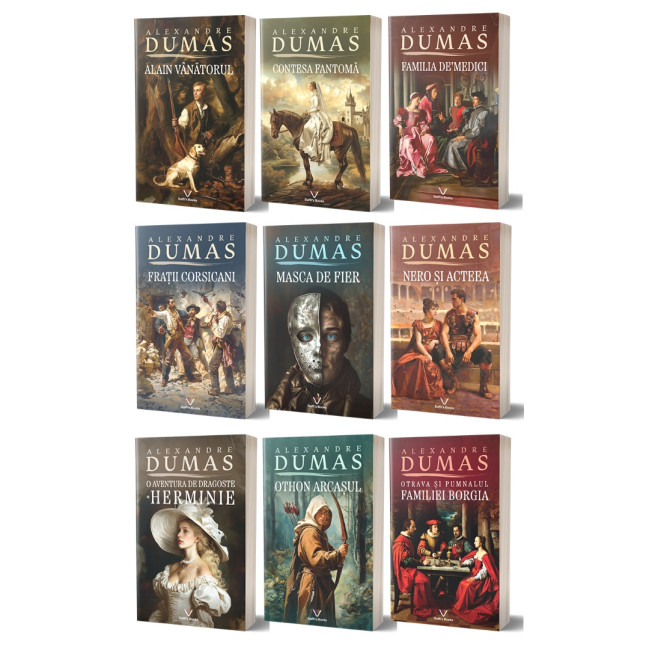 Pachet Alexandre Dumas (9 volume)