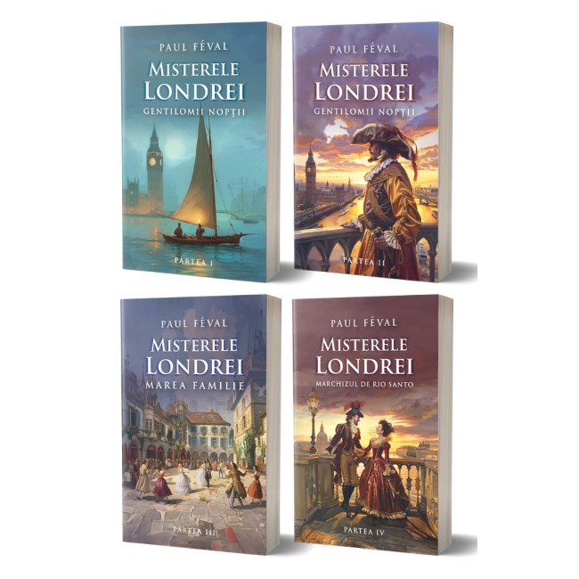 Misterele Londrei, 4 volume