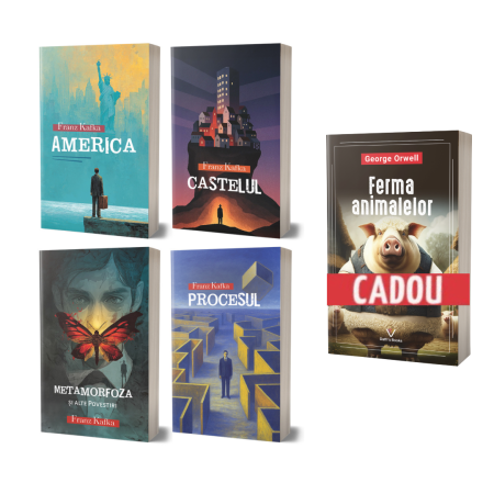 Pachet Franz Kafka + Ferma Animalelor - George Orwell (cadou)