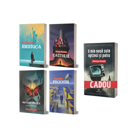 Pachet Franz Kafka + Ferma Animalelor - George Orwell (cadou)